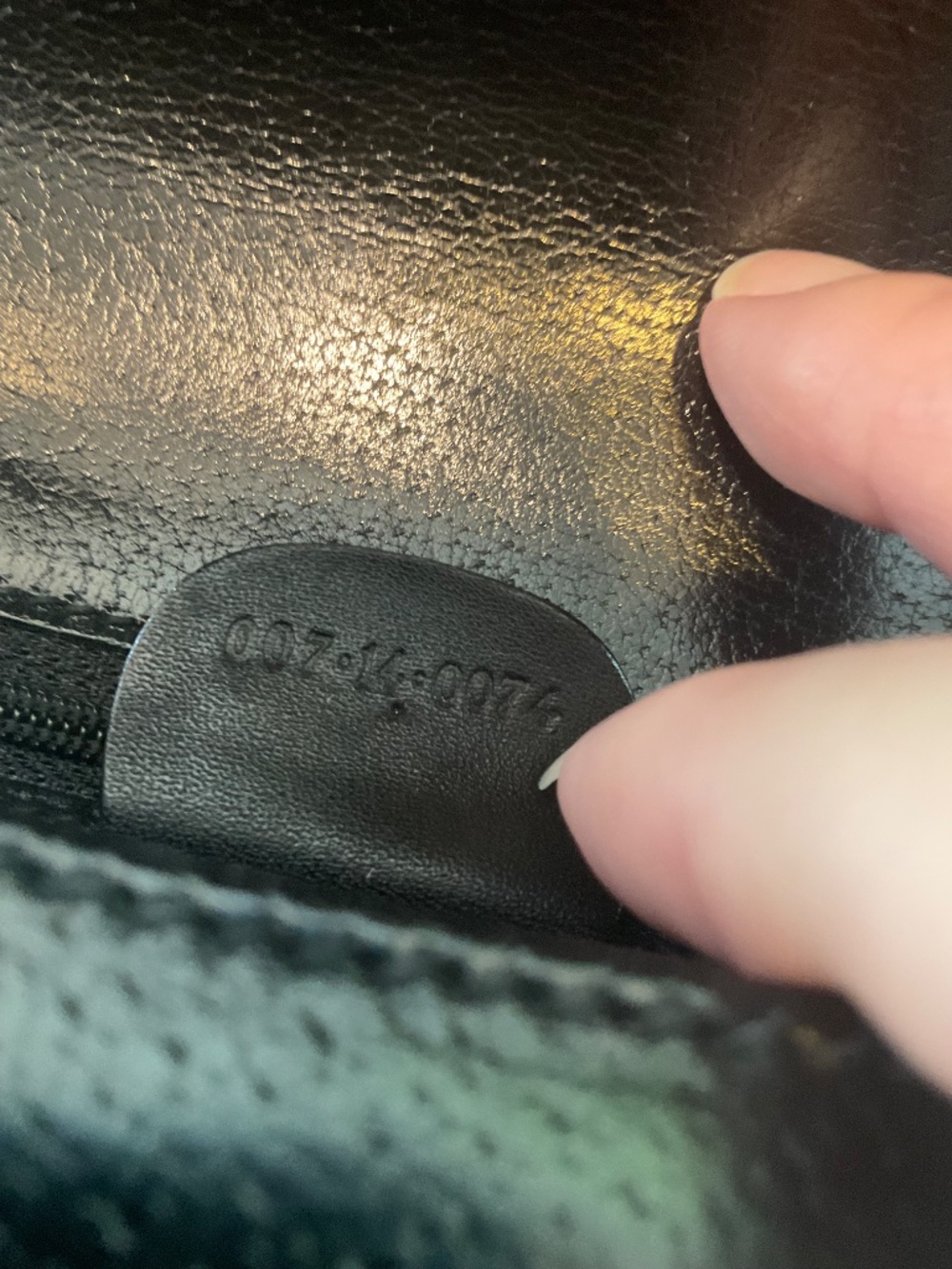 GUCCI VTG Authentic Black Coated Pebbled Crossbody Bag - Picture 7 of 9